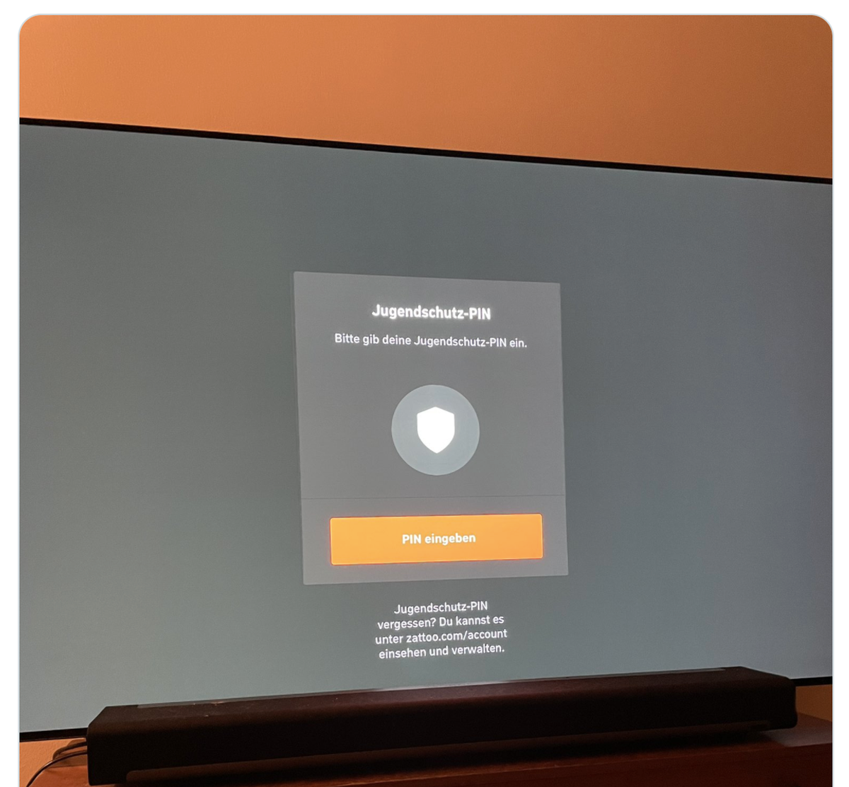 Bitte Jugendschutz-PIN eingeben ...