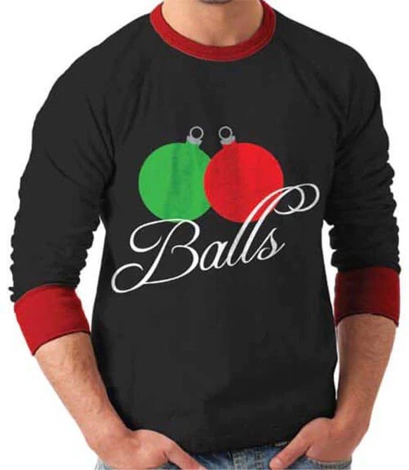 ugly Christmas sweater balls https://www.uglychristmassweater.com/products/balls-ugly-christmas-sweater