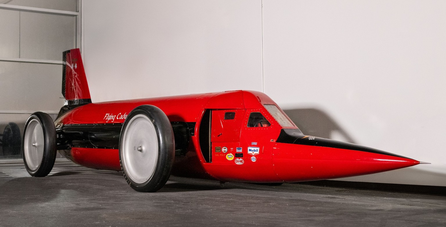 The First Pure Jet Powered Land Speed Record Car
First to Exceed 300mph
1960 Flying Caduceus Jet-Powered Land Speed Record Car
General Electric J-47-19 Turbojet
Fuel Injection
6,930 hp, 5,200 Pounds F ...