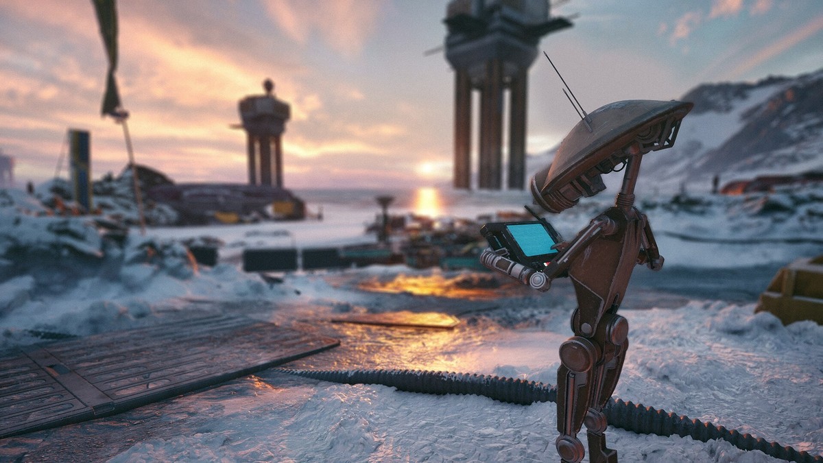 Immer wieder treffen wir auf bekannte Figuren aus dem «Star Wars»-Universum.