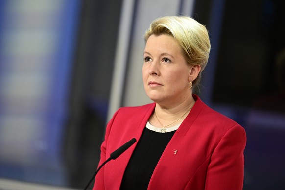 Franziska Giffey has to accept defeat.