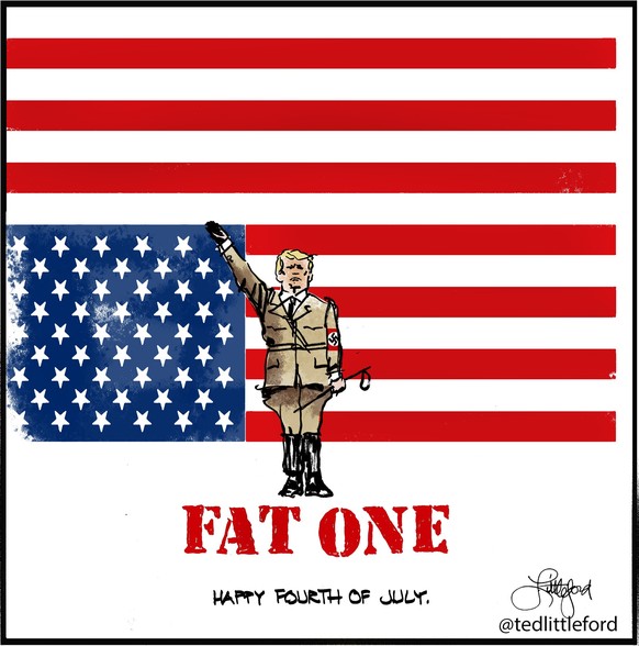 Trump-Karikatur