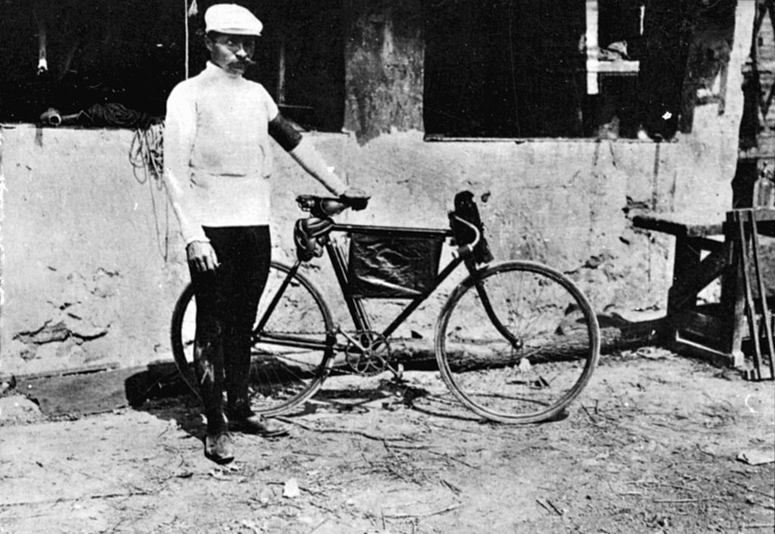 French racing cyclist Maurice Garin, winner of the first Tour de France in 1903. (Photo by Roger Viollet via Getty Images)
