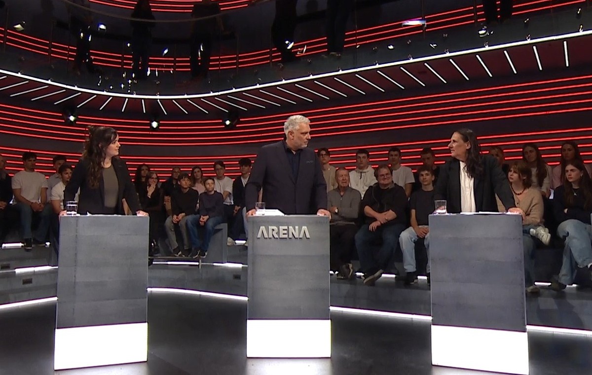 Mitte-Politikerin Tina Deplazes (links) und SP-Vizepräsidentin Jacqueline Badran (rechts) gerieten in der Miet-«Arena »aneinander