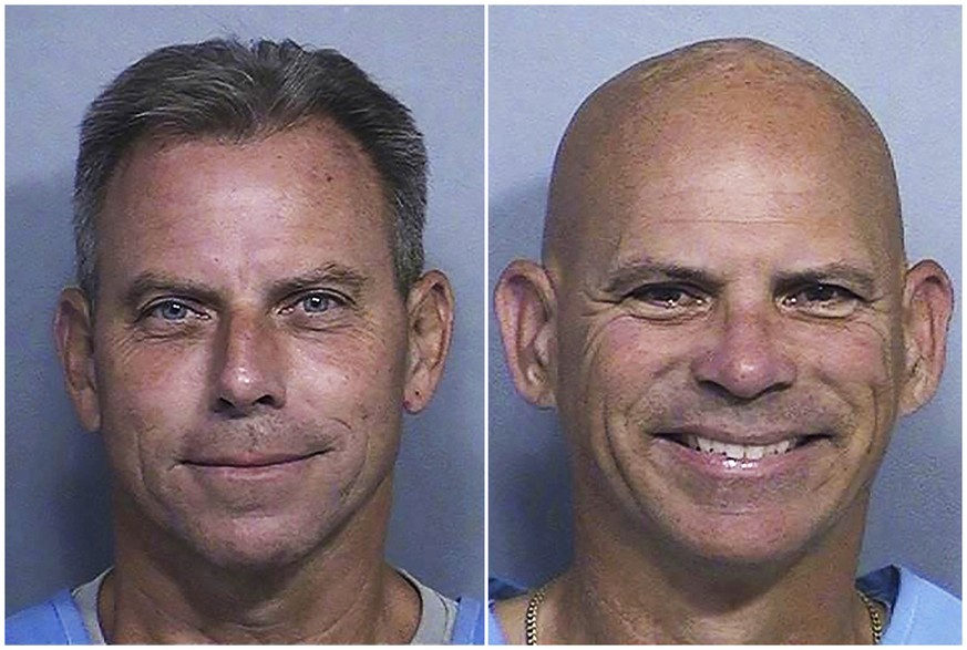 FILE - This combination of two booking photos provided by the California Department of Corrections shows Erik Menendez, left, and Lyle Menendez. (California Dept. of Corrections via AP, File)
US Menen ...