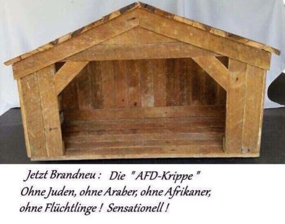 AfD-Weihnachtsbaum mit Nazi-Adler geschmückt – wer war&#039;s?