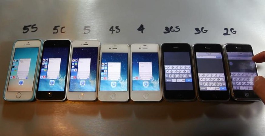 Alle 8 iPhone-Modelle im Vergleich.