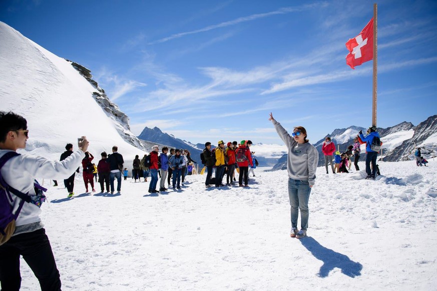 Touristen auf dem Jungfraujoch (Archivbild 2016).