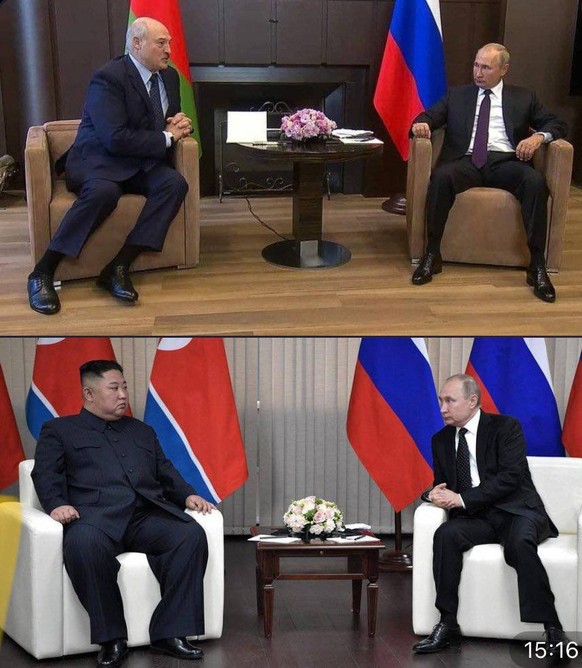 When Putin meets the ‘little rocket man’, cartoons can only be great