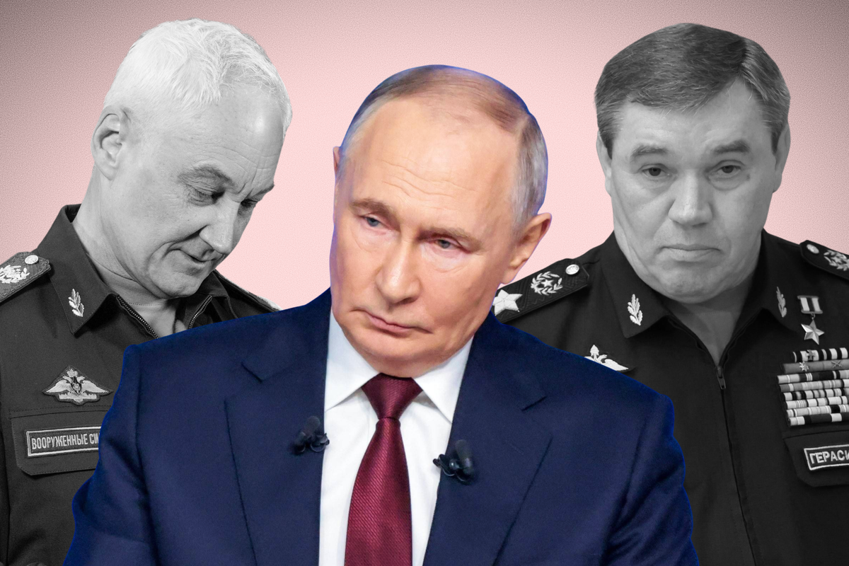 Andreï Belooussov et Valeri Guerassimov fournissent à Poutine des rapports exagérés et mensongers sur les gains russes.