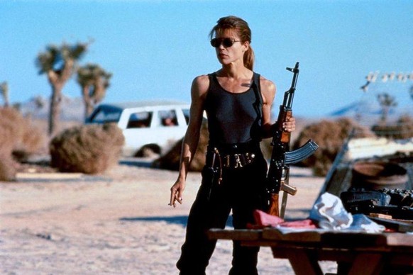 Linda Hamilton als Sarah Connor in «Terminator 2».