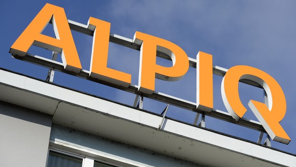 ARCHIV - ZUR MELDUNG, DASS DER ENERGIEKONZERN ALPIQ WIEDER IN DER GEWINNZOHNE IST, STELLEN WIR IHNEN DIESES ARCHIVBILD ZUR VERFUEGUNG - Das Logo des Stromkonzerns Alpiq, aufgenommen am Freitag, 7. Nov ...