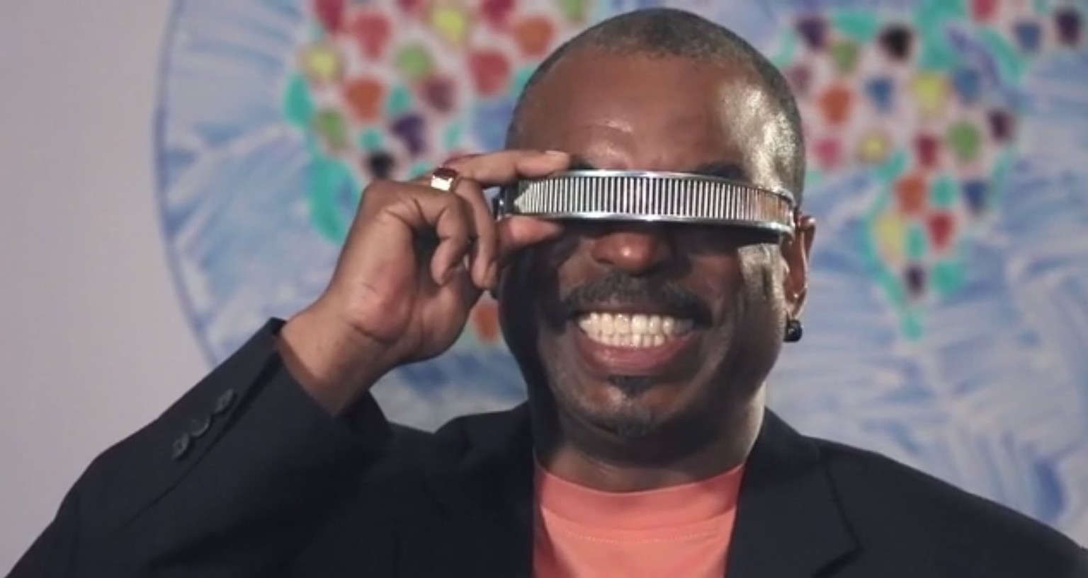 LeVar Burton, alias Geordi La Forge.