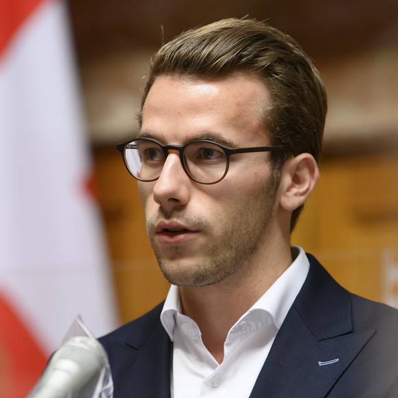 Andri Silberschmidt, FDP-ZH, spricht waehrend der Herbstsession der Eidgenoessischen Raete, am Donnerstag, 17. September 2020 im Nationalrat in Bern. (KEYSTONE/Anthony Anex)