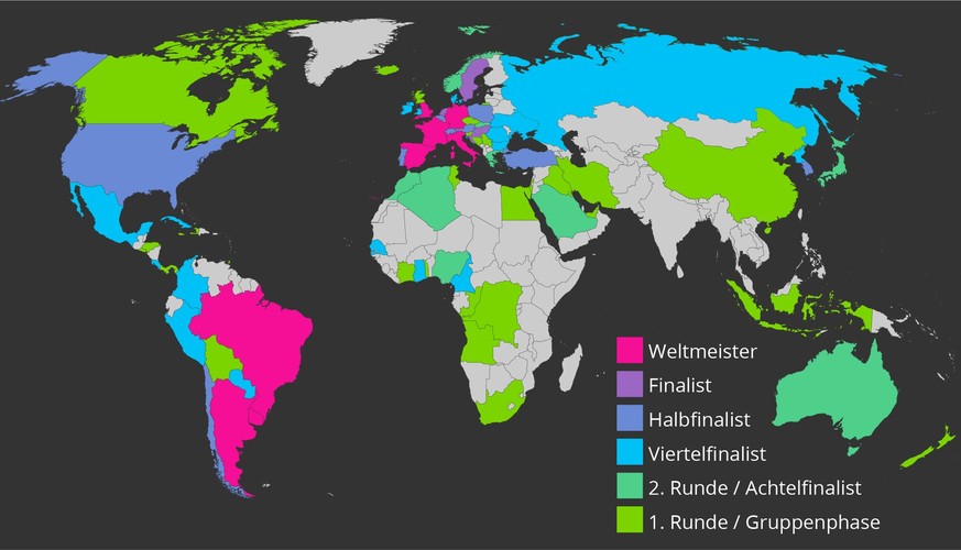 WM beste Platzierung an einer Fussball-WM