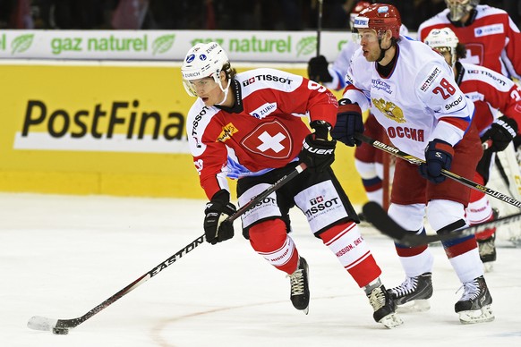 Gaetan Haas erzielt gegen Russland sein erstes Länderspiel-Tor.