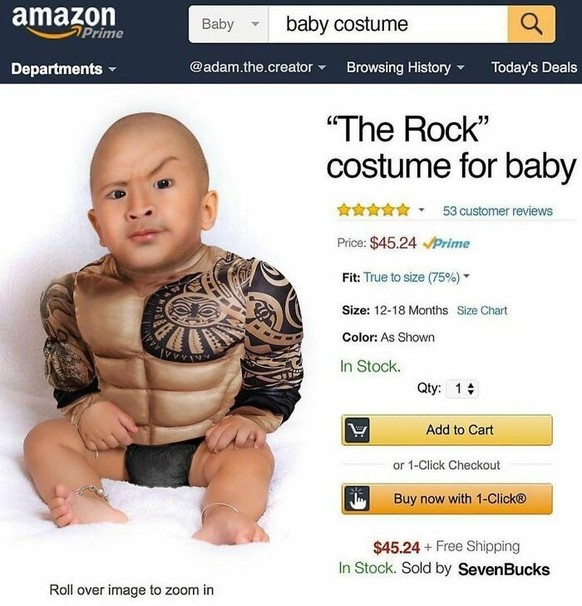 The Rock Halloween Costume