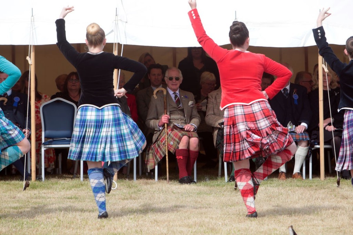 King Charles III attending the Mey Highland Games at the John O'Groats Showground in Caithness. Picture date: Saturday August 5, 2023. (Photo by Robert MacDonald/PA Images via Getty Images)