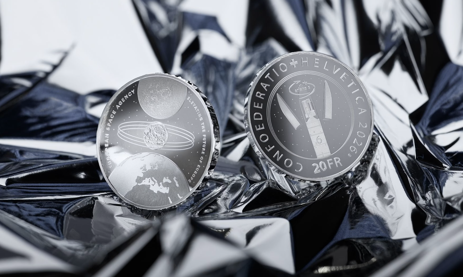 Swissmint Sondermünze ESA Raumfahrt