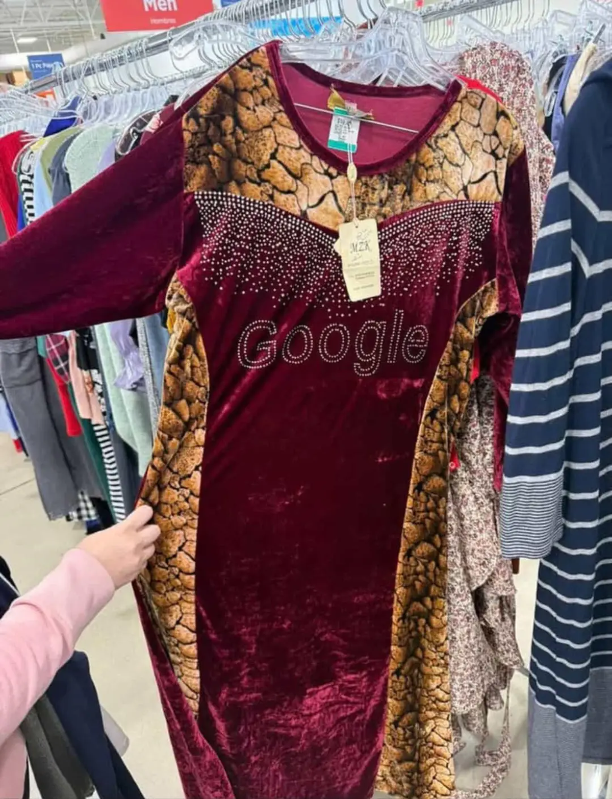Lustige Fails: Google Kleid