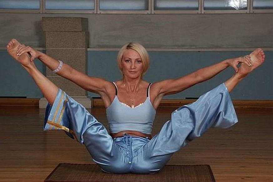 Nein, ihr Rekord hat nichts mit Yoga zu tun.