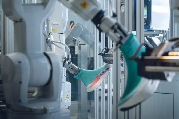 Aktuell gibt es bei «On» nur diesen Schuh, der durch die Roboter hergestellt wird.