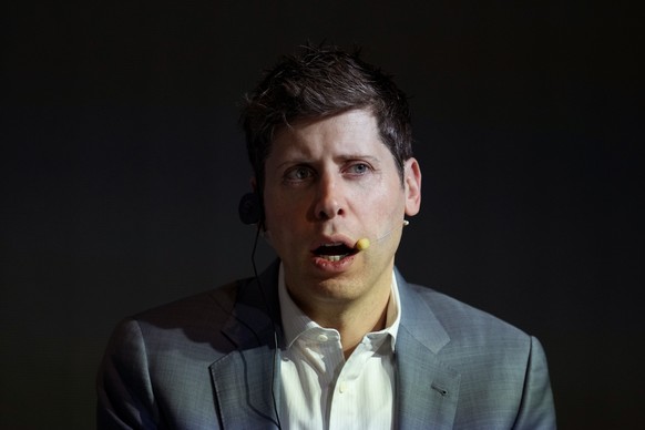 OpenAI CEO Sam Altman speaks as he attends at the Kakao media day with Kakao CEO Shina Chung in Seoul, South Korea, Tuesday, Feb. 4, 2025. (AP Photo/Lee Jin-man)