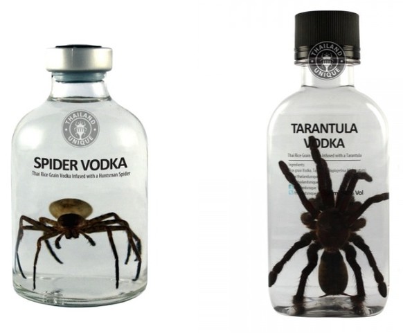 http://www.thailandunique.com/ Vodka insects spider tarantula centipede scorpion thailand tarantula