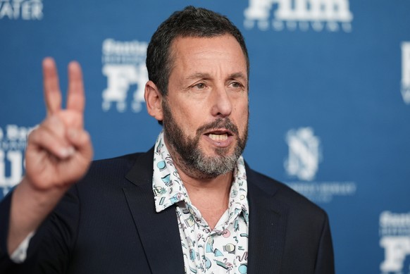 Adam Sandler arrives at the Matlin Master Award ceremony as part of the Santa Barbara International Film Festival on Thursday, Feb. 5, 2026, at Arlington Theatre in Santa Barbara, Calif. (Photo by Ric ...