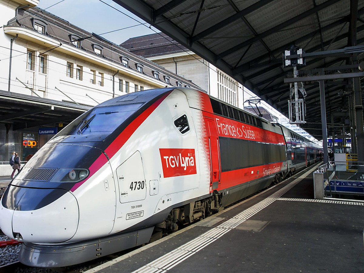 Les TGV entre Paris et Lausanne devraient avoir 1h30 de retard.