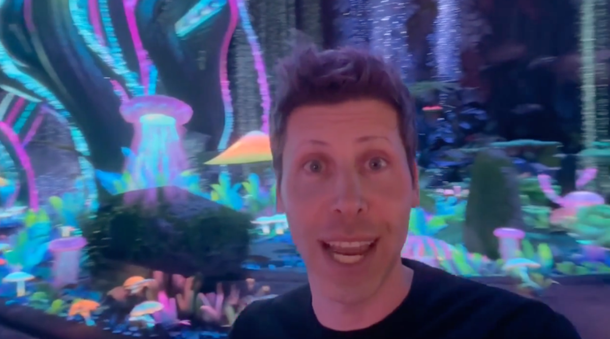 Das Vorstellungsvideo von Sora 2 zeigt unter anderem OpenAI-CEO Sam Altman im Zauberwald.