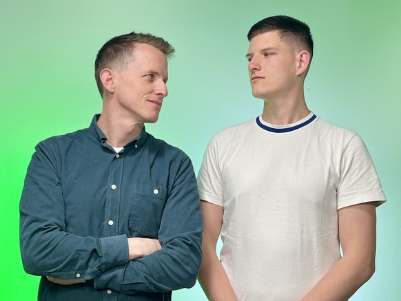 Corsin (links) will einen Trainerwechsel, Niklas (rechts) will Patrick Fischer als Trainer an der Heim-WM.