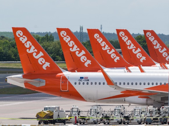 Bleiben am Boden: Die Flieger von Easyjet. (Archivbild)