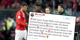Die Schweizer stehen nach dem Pfeif-Eklat hinter Seferovic – bis auf einige Ausnahmen