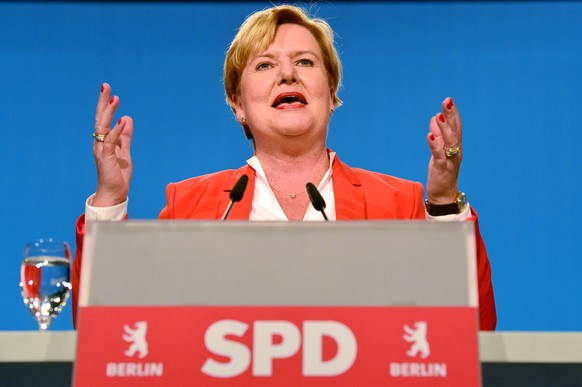 Die Bundestagsabgeordnete Eva Hoegl nimmt am 20.05.2017 in Berlin an der Vertreterversammlung SPD Berlin zur Wahl der Landesliste für die Bundestagswahl teil. Hoegl kandidiert für die SPD auf dem List ...