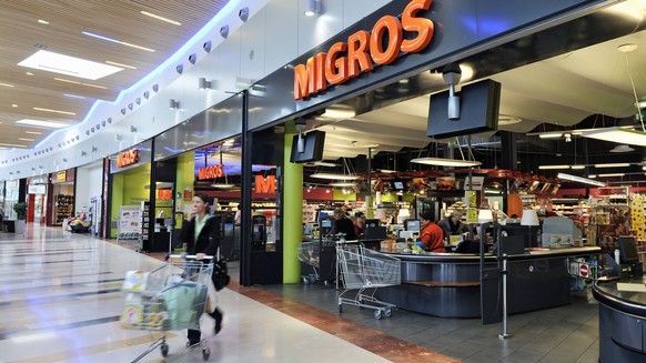 Neydens 74: Migros supermarket Migros supermarket. Vitam Parc shopping centre in Neydens 74. *** Local Caption *** PUBLICATIONxNOTxINxFRA Copyright: xLafabregue/Alpaca/Andia.frx 209362