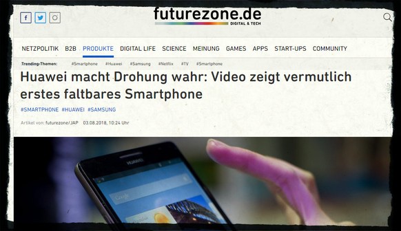 Faltbare Smartphones geistern schon seit mindestens sieben Jahren durch die Tech-Presse. Wir bleiben skeptisch, insbesondere beim Anblick des angeblich ersten faltbaren Smartphones (siehe folgendes GI ...