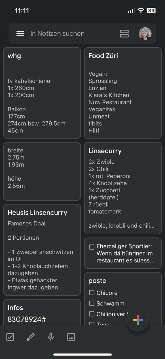 mobile notes