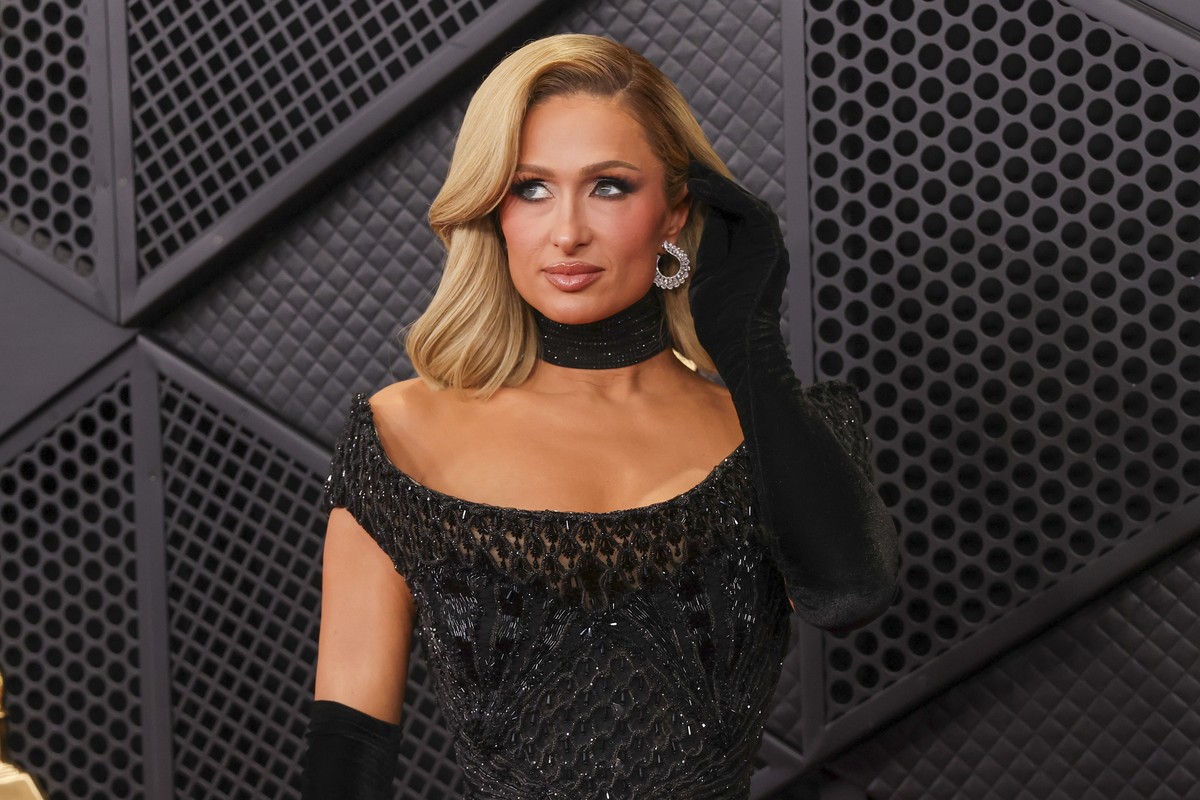 epa12699464 US media personality and businesswoman Paris Hilton attends the red carpet for the 68th annual Grammy Awards ceremony at Crypto.com Arena in Los Angeles, California, USA, 01 February 2026. ...