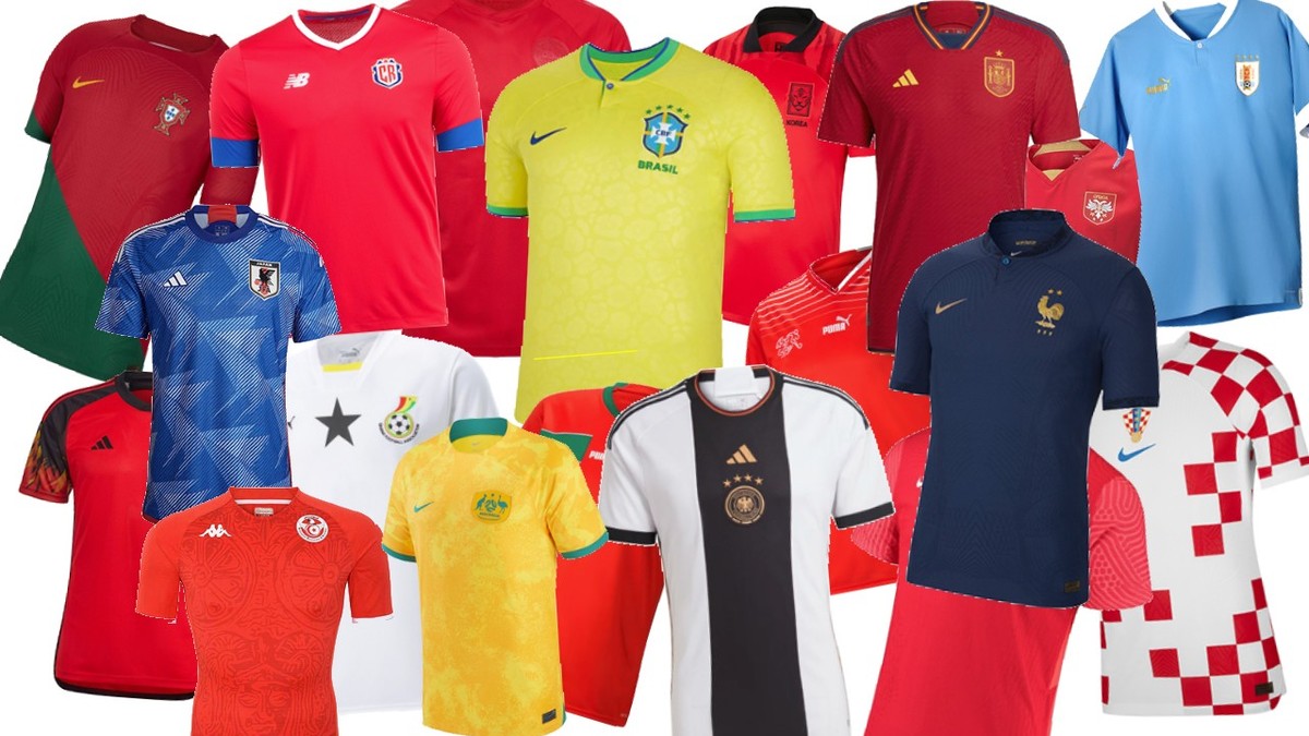 Die Trikots der 32 Teams an der Fussball-WM 2022 – das sind die Gewinner