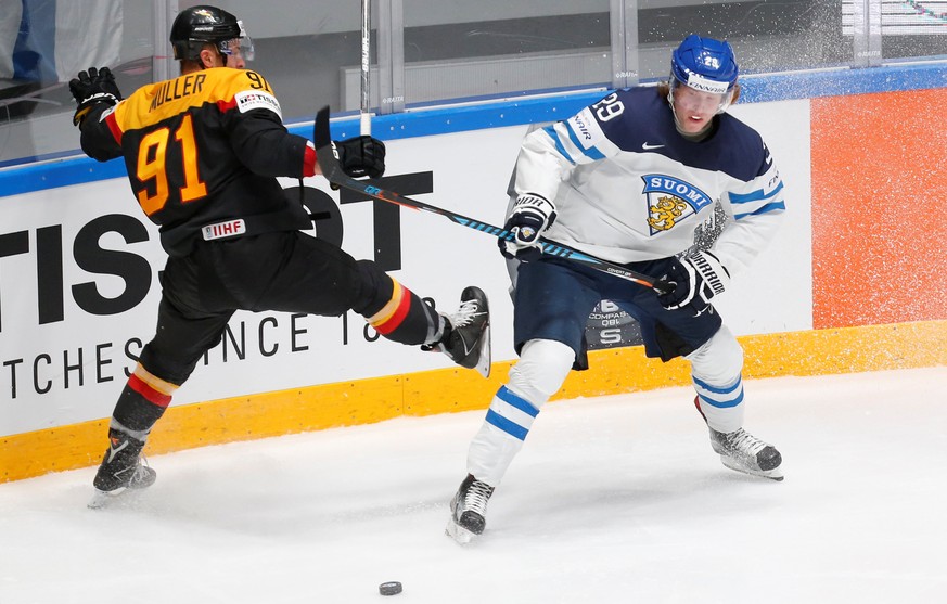 Laine kämpft gegen den Deutschen Müller.