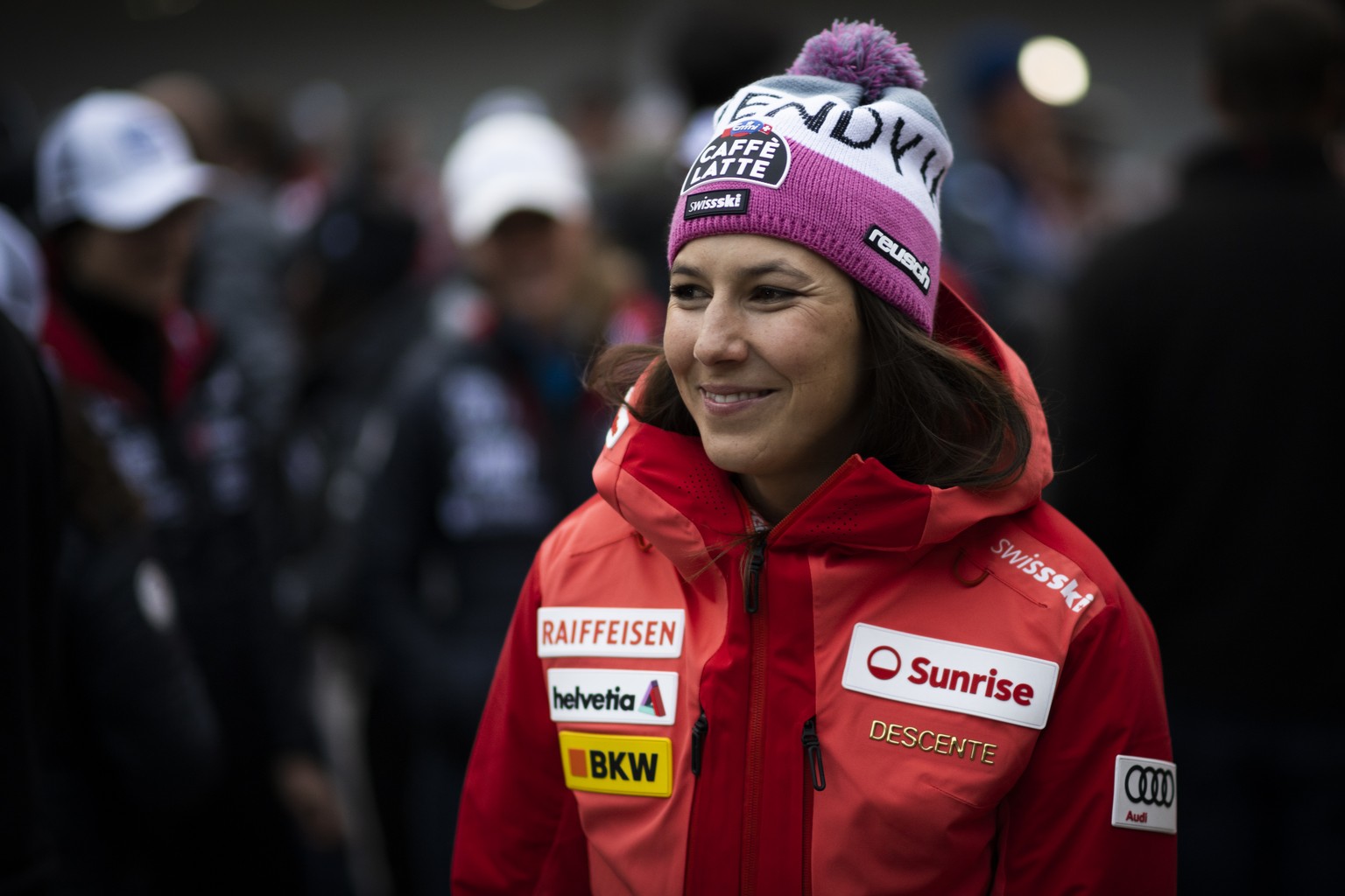 Wendy Holdener from Switzerland pictured at a press conference prior the FIS Alpine Ski World Cup season in Soelden, Austria, on Thursday, October 20, 2022. The Alpine Skiing World Cup season 2022/23  ...