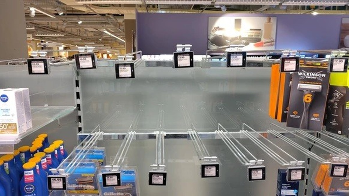 leere regale bei migros 27. april 2026 watson.ch/fr/