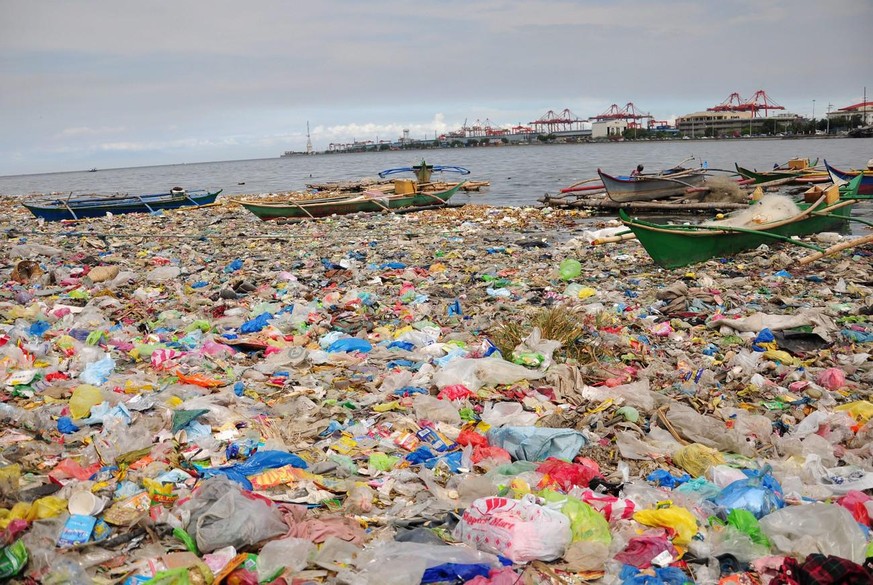Die Gewässer der Bucht von Manila gelten als einer der am stärksten verschmutzten Orte auf den Philippinen. Grund dafür sind illegaler Fischfang und Abfälle, die einfach in die Bucht gekippt werden.