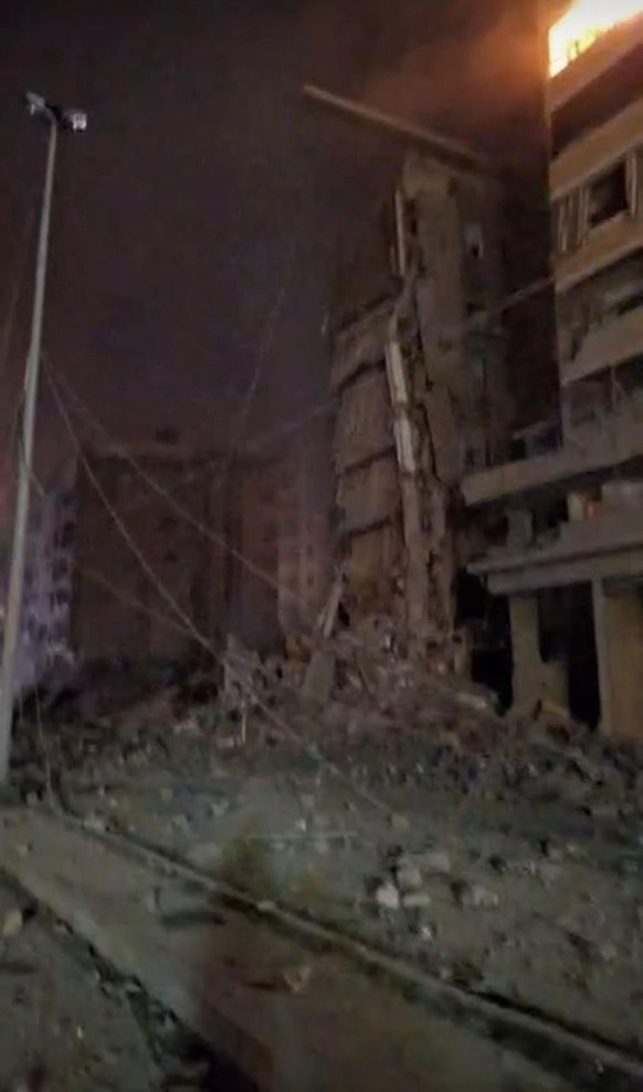 zerbombtes Haus in Beirut