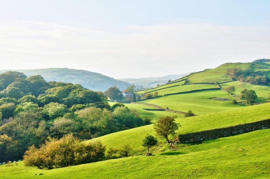 Landschaft in England.