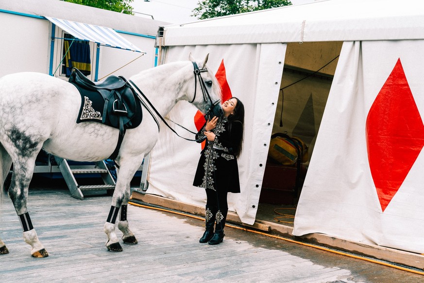 Fotostory im Zirkus Knie auf dem Sechseläutenplatz in Zürich am 24. Mai 2023.