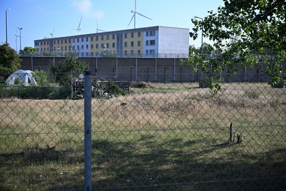 16.07.2026, Sachsen, Chemnitz: Blick auf die JVA in Zeithain. Rechtsextremistin Marla Svenja Liebich ist in dem Gefängnis für Männer untergebracht. Foto: Katharina Kausche/dpa +++ dpa-Bildfunk +++ (KE ...