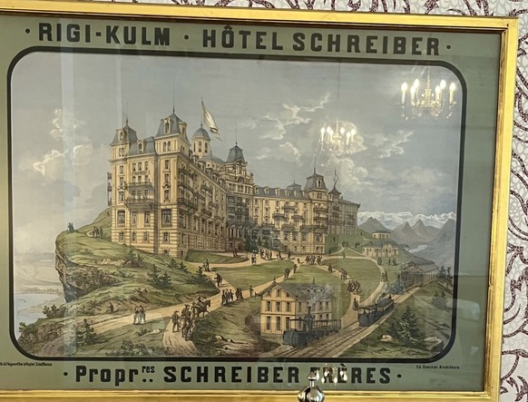 Rigi Kulm Hotel erstes Berghotel der Schweiz erstes Gipfelhotel Schweiz der Rekorde