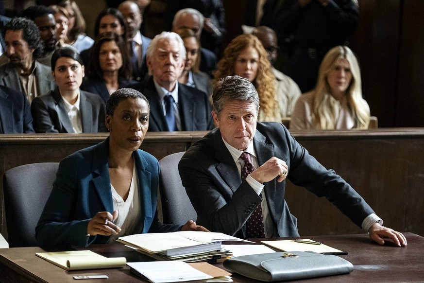 Noma Dumezweni, Hugh Grant, The Undoing 2020 Season 1. Credit: Niko Tavernise / HBO Max/ WarnerMedia Entertainment / The Hollywood Archive Los Angeles CA PUBLICATIONxINxGERxSUIxAUTxONLY Copyright: xWa ...